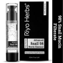Riyo Herbs Advanced Snail Mucin 98 Essence Serum 50ml | Enrich with Hyaluronic Acid and Lactic Acid For Glowing & Hydrating Skin | Korean Skincare