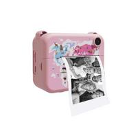 Digital Children Camera Photography Instant Print Photo Kids Video Recorder Mini Thermal Printer Video Educational Birthday Gift rožinė