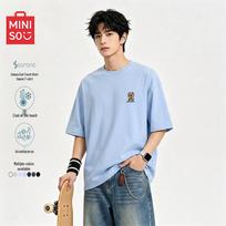 MINISO Unisex American Casual Sorona Ice Silk Quick-Dry T-Shirt XL