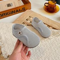 Girls' 2026 Summer Breathable Mesh Velcro Sandals: Flat Sole, Round Toe, Non-slip, Casual Style Box 50 pairs Size 21-25