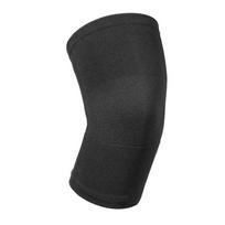 Black Nylon Knitted Stabilizer Knee Pads Leg Warmers Four Seasons Breathable Double Needle Four-Way Stretch Cycling Protection Black single s juoda