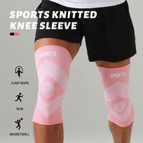 Adjustable Elastic Breathable Knee Support Sleeve-Compression Support for Running Basketball Volleyball Tennis & More S rožinė