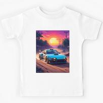 Cool Rally Drift Racing Sports Car Kids T-Shirt 160