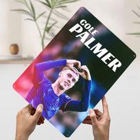 Žaidėjo Futbolo Plakatas Individualus Sienų Menas Vintažiniai Metalo Ženklai Retro Skardos Plokštelė Vyro Urvo Dekoravimui Namų Dekoro Elementai Namas 20x30cm（7.8x11.8inch）