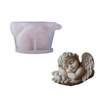Reusable Silicone Mould for Sleep Angel Candle Decorations and Art with Simple Application