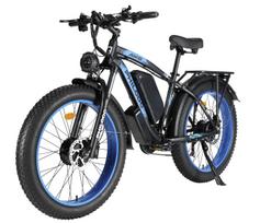 PHILODO H8 Urban electric bike dual 1500W motors 48V 26Ah battery 26x4.0-inch all-terrain fat tires front and rear hydraulic disc brakes. mėlyna