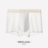 New Men's Summer Lightweight Ice Silk Mulberry Silk Inner Lining Antibacterial Briefs L