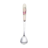 Ice Cream Stainless Steel Rose Flowers Kitchen & Dining Dessert Scoop TeaSpoon Coffee Spoon Banquet Flowers
