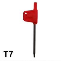 Red Flag Type Torx Screwdriver Wrench T5 T6 T7 T8 T15 T20 Torx Screw Wrench Spanner T Wrench Screwdriver Power Tool A