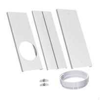 Portable Air Conditioner Window Kit Sliding Vent Segmented Lightweight PVC