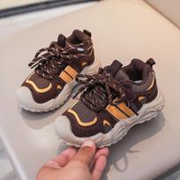 Kids Spring Mesh Velcro Sneakers Soft Sole Breathable Running Shoes For Boys And Girls Casual Versatile Athletic Footwear 13.5cm inner length in size 21 ruda