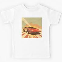 Retro Countach 1 Kids T-Shirt 110