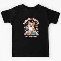 Public Tooter Embarrassing Corgi Dog Meme  Kids T-Shirt 160