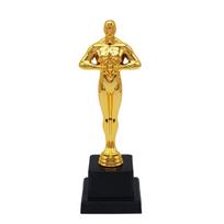 19cm/22cm/24cm Height Size Option Plastic Golden Replicas Award Statue Trophies Perfect For Recognition Awards Souvenir 19CM