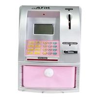Kids ATM Piggy Bank with Card,password,Coin Recognition Safe Money Jar for Children Ages 3 4 5 6 7 8 Boys Girls Birthday Gifts aero