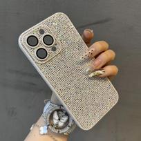 Luxury Camera Lens Glass Protection Glitter Case for iPhone 17 16 15 14 13 12 11 Pro Max Bling Leather Skin Shockproof Cover For iphone12