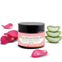 OSADHI Aloe Vera & Rose Gel with Hyaluronic Acid for Dry, Dull & Sensitive Skin, 50g - Hydrating Multipurpose Face Gel | Lightweight, Non-Greasy Mo