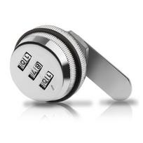 for Mailbox Code Drawer Lock Box Lock 20mm Smart Cam Code Lock 3 Digit Combination Password Silver