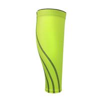 Promotion OEM ODM Factory Calf Protector Sleeve  Kids Youth Men and Women Breathable Shin Guards Soccer Shin Pad M žalia