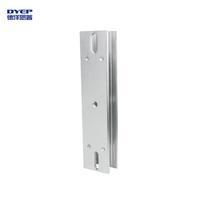 U Type Magnetic Lock Bracket 280kg Waterproof for Glass Door Magnetic Lock Installation Access Control (silver,Aluminum alloy) sidabras