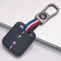 Silicone Car Keychain Strap for Nissan Qashqai Micra Navara Almera Note 350Z Pathfinder Juke Honeycomb Texture Non Slip Grip Anti Lost Key Ring Holder juoda