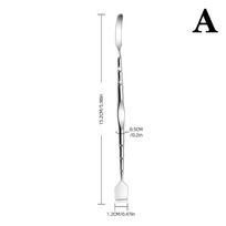 Two-sided Blackhead Remover Spatula Nose Face Blemish Pore Cleaner Blackhead Clip Tweezers Beauty Face Health Salon Tool A
