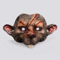 Costume Mouse Mask Eva Party Prop For Halloween Cosplay And Themed Events Gray Scar