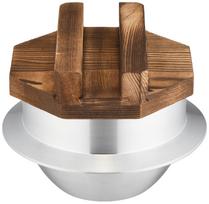 Yamashita Kogei Rice Cooker with Wooden 1 Go 55688000 Lid, Large, (1 cup)