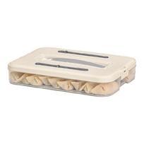 Convenient Space Saving Freezer Storage Box Food Grade PP Materials Clear Multilayer Container For Meal Preps