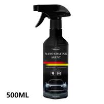500ML Nano Ceramic Coating Spray for Cars, 9H Hardness Paint Protection, Waterless Wash Wax, Deep Crystal Shine & Scratch Remover for Car Detailing 500ML