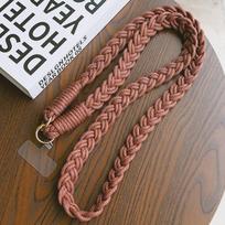 Clear TPU Connector Phone Lanyard Macrame Woven Neck Phone Strap Crossbody Phone Strap  for Phones ruda