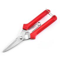 Precision Cutting Gardening Pruning Shears Labor-Saving Hand Pruner  Outdoor Flower Garden raudona