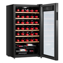 MIDEA Wine Cooler | MDRW150FGG22W | Energy efficiency class Class G | Freestanding | Bottle capacity 34 | Black