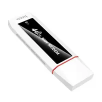 Hoco Mobile router 4G LTE WiFi 6 USB A HI43 black and white