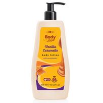 Plum BodyLovin' Vanilės Karamelės Kūno Losjonas | Kakavos Sviestas ir Vitaminas B5 Giliam Drėkinimui - 400ml