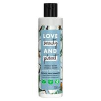 Love Beauty & Planet Kokoso vanduo ir Mimozos žiedų Šampūnas be sulfatų Tūriui ir Gaivumui|| Be parabenų|| Be dažiklių|| 100% ekologiškas kokoso aliejus|| 20