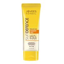 Jovees Herbal Sun Defence Cream SPF 50 PA+++ Broad Spectrum For All Skin | Protection From UVA/UVB & Sun Damaged | Lightweight, Non Greasy & Quick