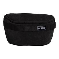 Adidas Zip Closure Corduroy Sling Bag, Fanny Pack Regular Unisex Black Black juoda