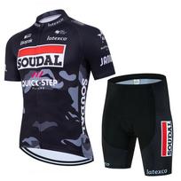 2026 SOUDAL Quick Step Dviratininko aprangos komplektai MTB Dviratininko drabužiai Trumpomis rankovėmis Važiavimo dviračiu Drabužiai Ropa Ciclismo Hombre Maillot Asian size-S