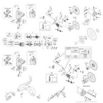 Shimano galinė stebulė 7 pavarų ašies veržlė MF daugialypei ARHIM117ABC 36 skylės, Ilgis 192mm, OLD 135mm, Tipas, Ratai, RH-IM11