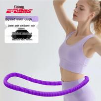 Yidong Spring Weighted Hula Hoop for Adults violetinė