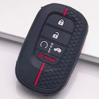 Silicone Remote Key Cover for Honda Civic Accord Inspire HRV CRV Pilot Odyssey ZR V XR V Vezel Fit Honeycomb Texture Shockproof Remote Key Protector juoda