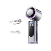 Refrigeration Handheld Fan USB Small Fan Ultra-High Speed Powerful Portable Outdoor Ice Compress Cooling Artifact B