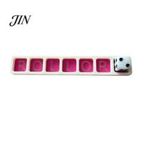 Compact Mahjong Tool Charleston Tracker, Board Practice with Dice, American Passing Easy Sequence Guide for Tile Exchange, Training Beginners balta