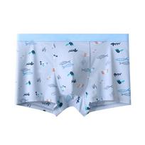 New Oversized Men's Summer Ultra Thin Ice Silk Printed Loose Mesh Briefs L