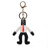 Dba Skibidi Toilet Pvc Keychain For All Ages Perfect For Exchanging Points And Tokens For Rewards White sound man