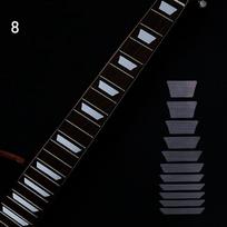 Dekoracijos Gražūs kryžiaus įklotų lipdukai Grifas Lipdukas Guitarra Aksesuarai Itin ploni lipdukai 8