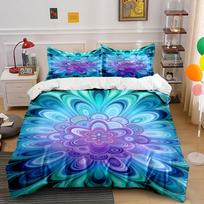 Mandala-inspired floral design. Bedding sets Duvet cover sets Duvet covers Pillowcases(1* Duvet Cover 2* Pillowcases without duvet insert) 135x200cm