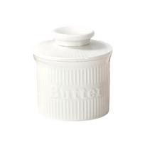 Strip Pattern Ceramic Butter Bell Sealed Butter Keeper Household Butter Container  Bread balta