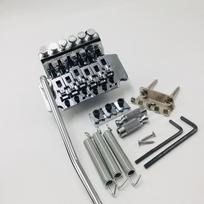 1 Komplektas Elektrinės Gitaros Floyd Rose Dvigubas Tremolo Tiltelis Surinkimo Sistema sidabras